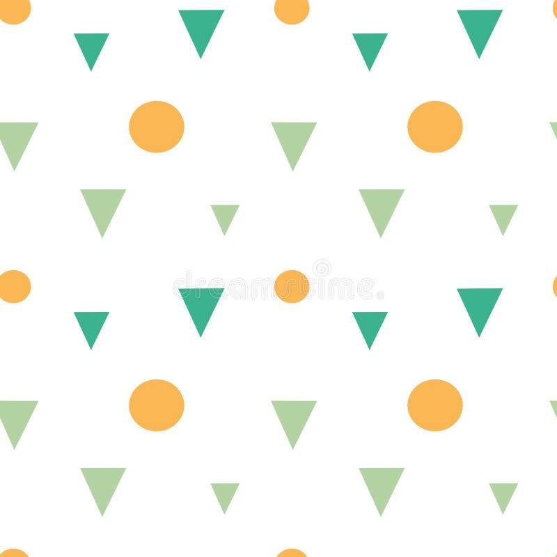 Abstract colorful geometric shapes triangles and circles seamless pattern background illustration vector illustration Abstract colorful geometric shapes triangles and circles seamless pattern background illustration vector illustration