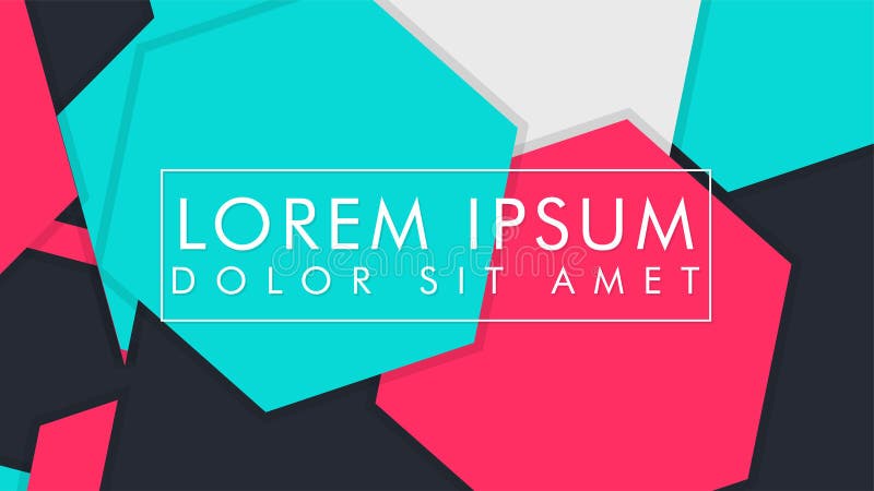 Abstract colorful hexagon background vector illustration