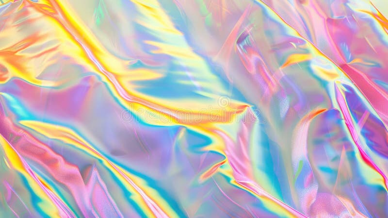Abstract colorful holographic texture. Modern design and digital art. AIG53F. stock photography