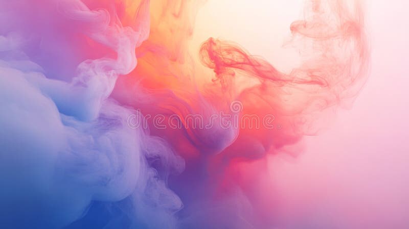Abstract Colorful Ink Swirl Background vector illustration