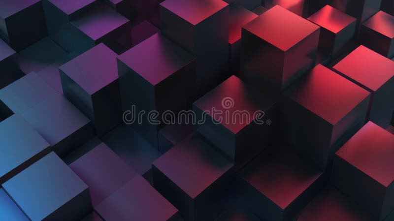 Abstract colorful layered patterns with orange, pink, and green hues. AIG51. stock illustration