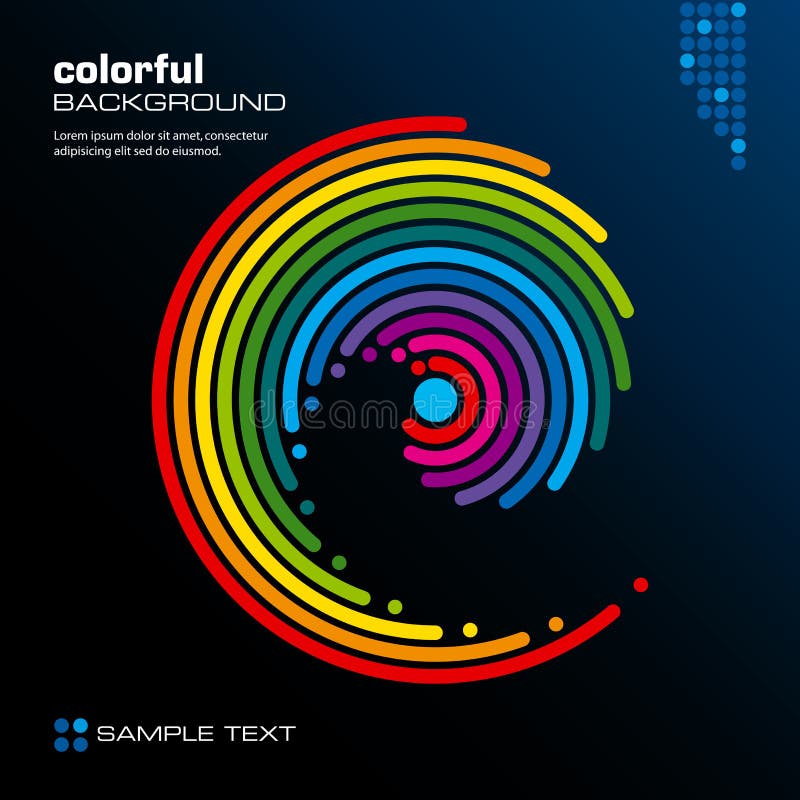 Abstract colorful layout. Vector.