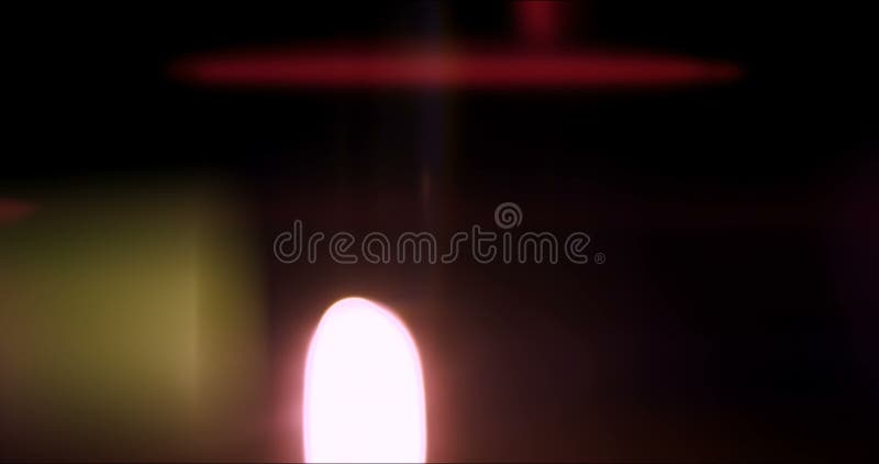 Abstract colorful light pulses and glows leaks stock footage