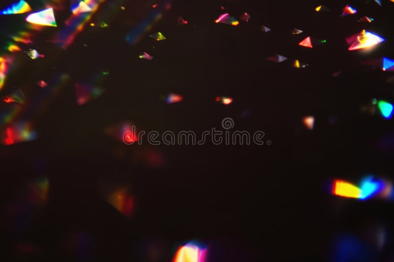Abstract Colorful Light Reflections on Dark Background for Modern Design royalty free stock photography