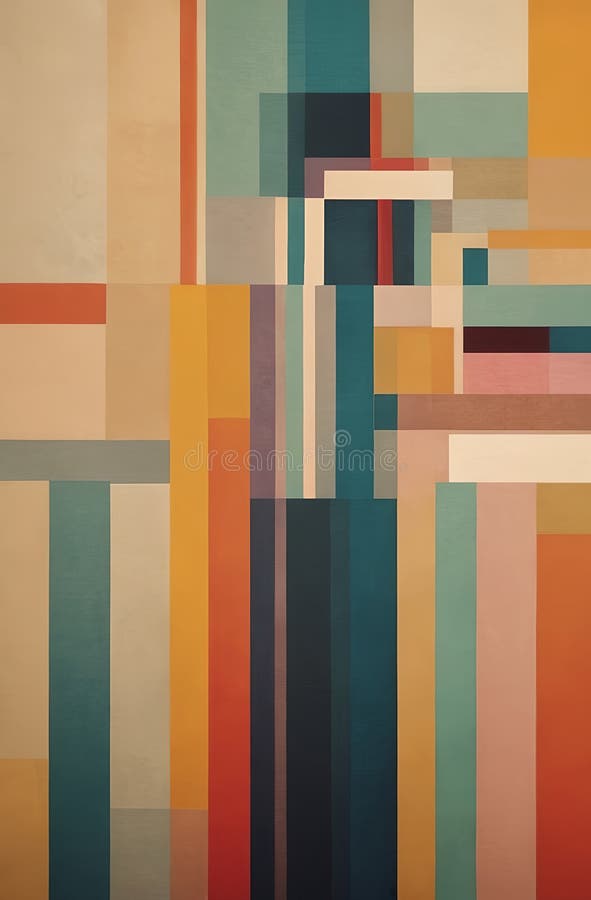 Abstract colorful modern art background stock illustration