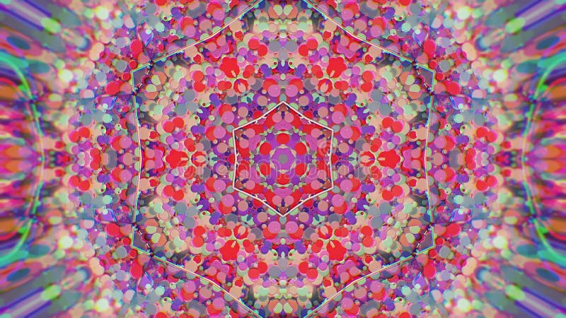 Abstract Colorful Painted Kaleidoscopic Graphic Background. Futuristic Psychedelic Hypnotic Backdrop Pattern With Texture. Painted curve stock images, royalty-free photos and pictures