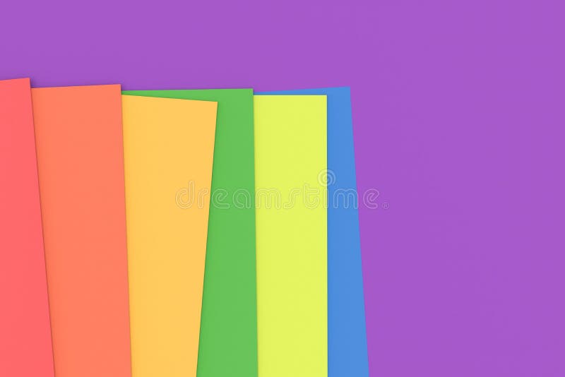 Abstract Colorful paper texture background. Minimal geometric top view simple copy space for backdrop design stock images
