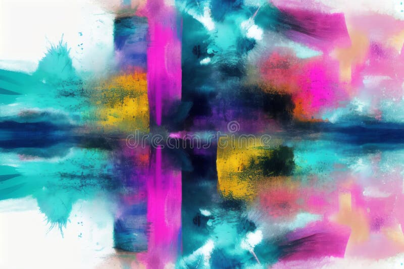 Abstract colorful psychedelic background vector illustration