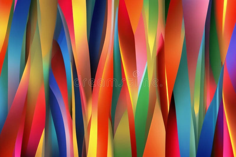 Abstract colorful psychedelic background stock illustration