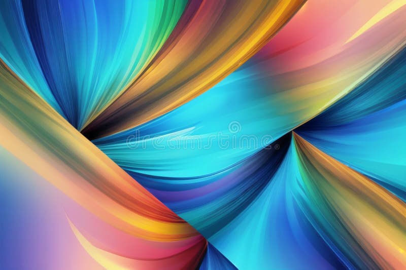 Abstract colorful psychedelic background stock illustration
