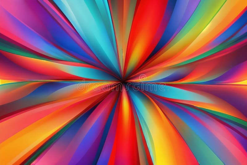 Abstract colorful psychedelic background stock illustration