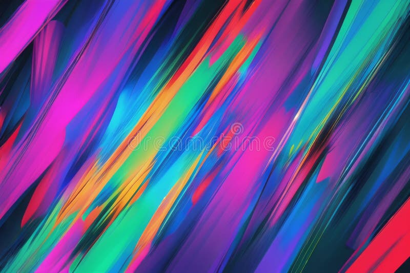 Abstract colorful psychedelic background stock illustration