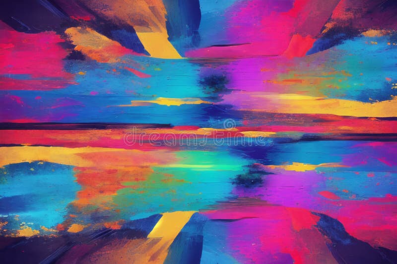 Abstract colorful psychedelic background vector illustration