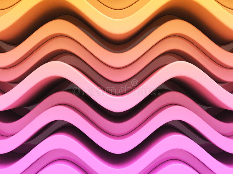 Abstract Colorful Purple Orange Art Background Stock Illustration