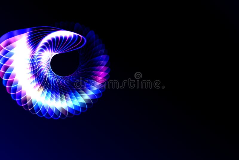 Abstract colorful rainbow fractal spiral background vector illustration Abstract colorful rainbow fractal spiral background vector illustration