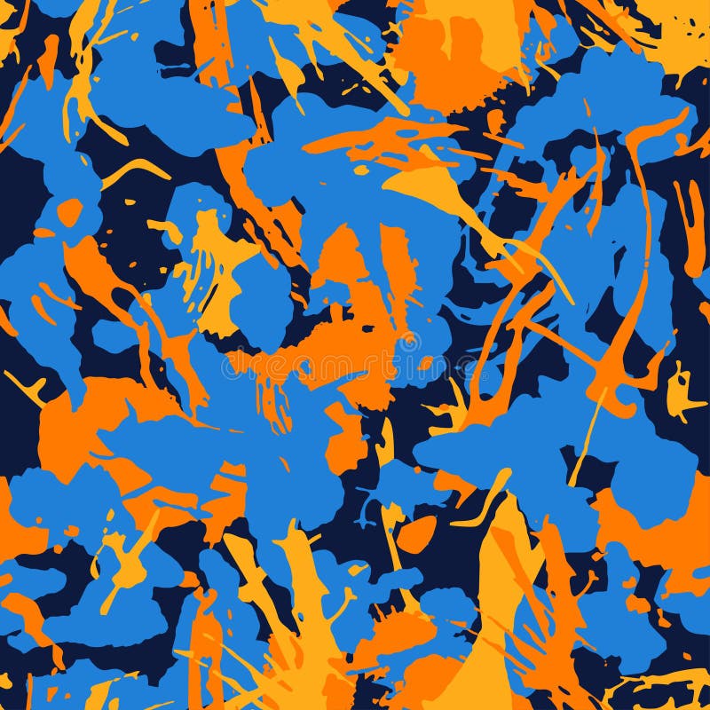 Blue Camo Pattern Illustration Stock Photos and Images - 123RF