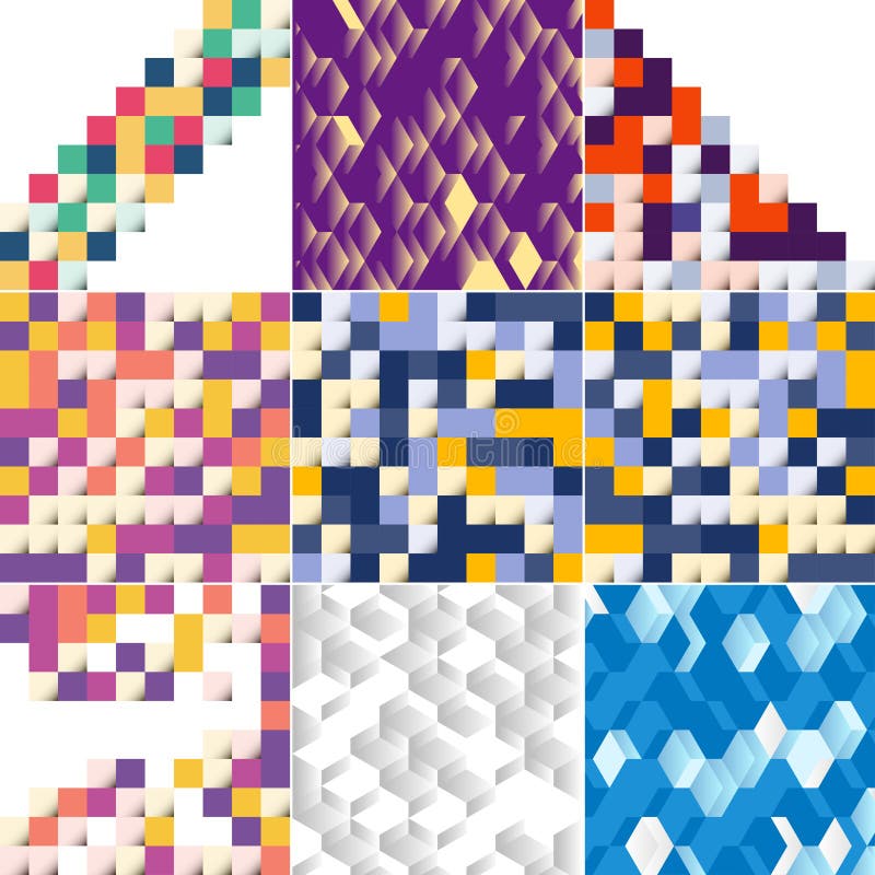 Abstract colorful square background royalty free illustration