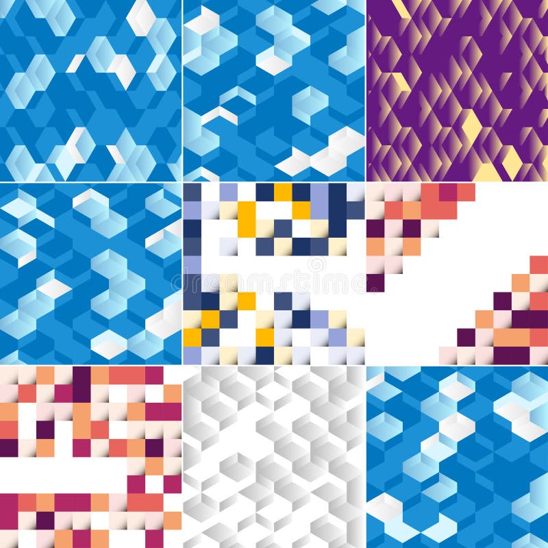 Abstract colorful square background vector illustration