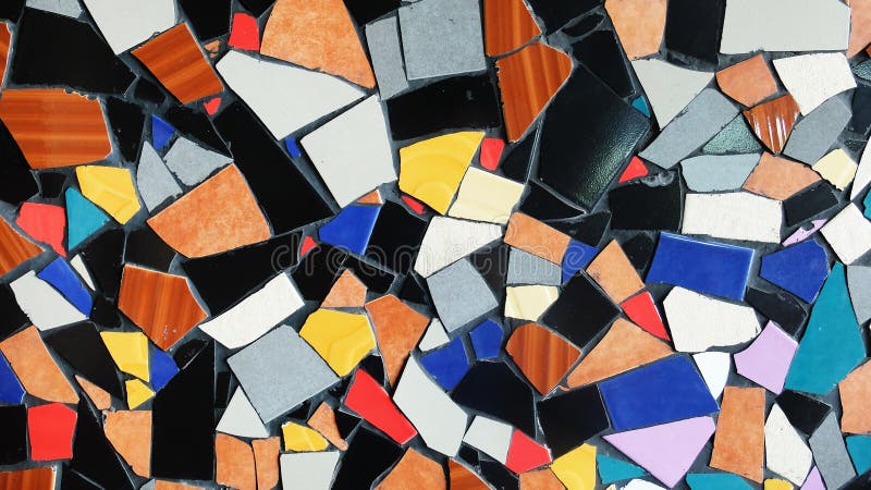 Abstract Colorful Triangle Tile Glass Background Texture royalty free stock images