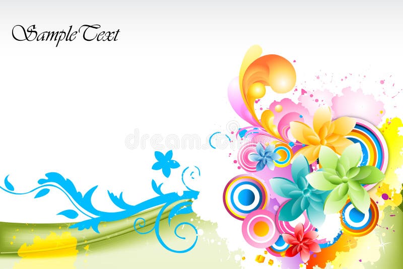 Abstract colorful vector background