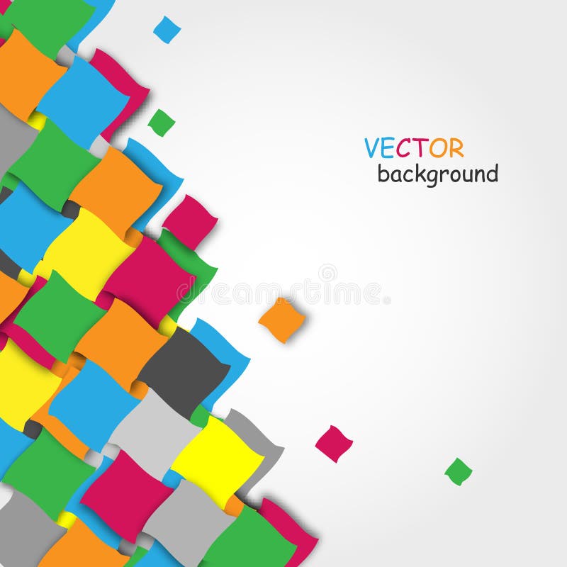 Abstract colorful vector background