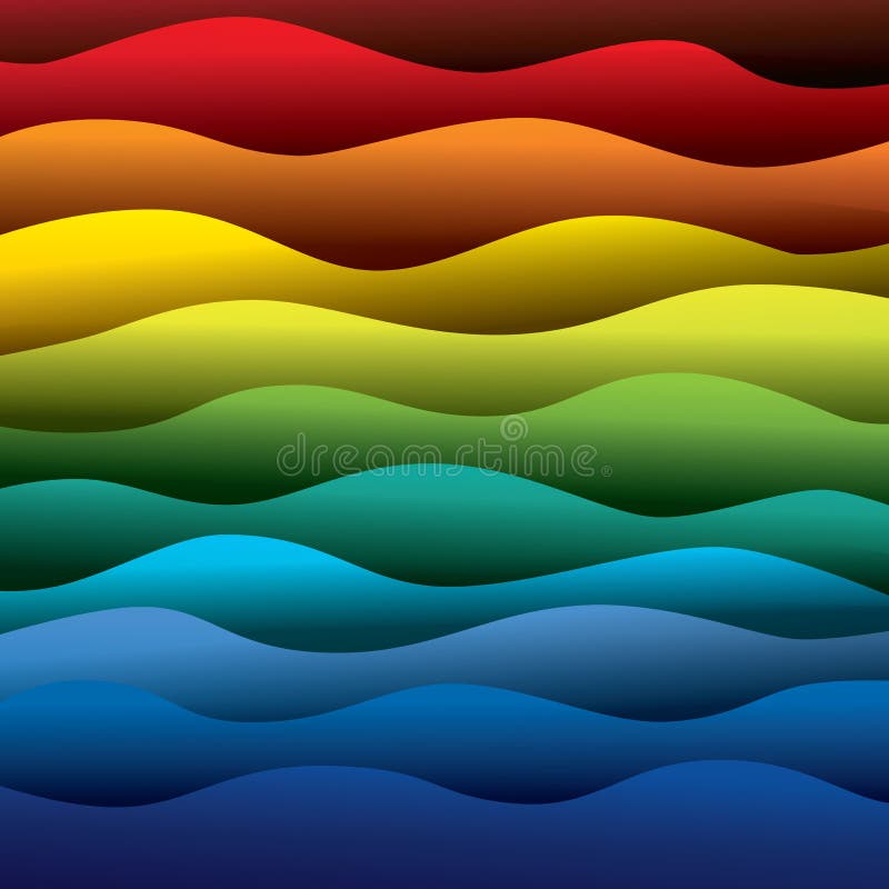 Abstract colorful water waves of ocean or sea background