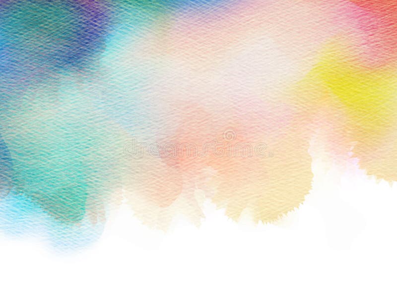 Abstract colorful watercolor. royalty free illustration