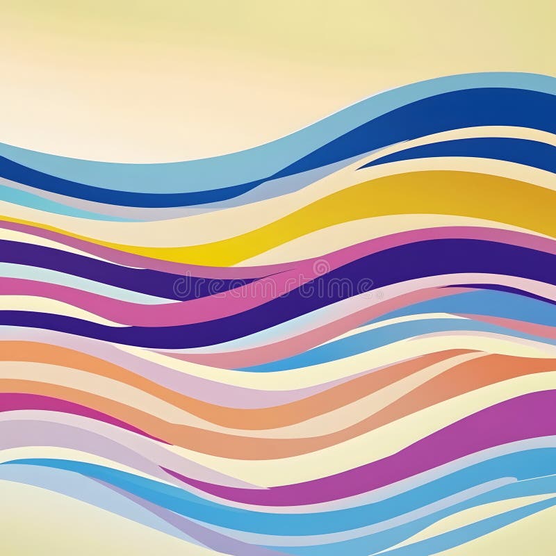 Abstract colorful wave background. Abstract background with colorful waves. Multicolored waves. royalty free stock photos
