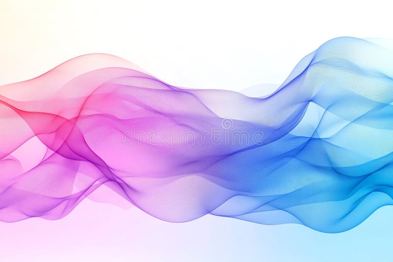 Abstract colorful wave background stock illustration