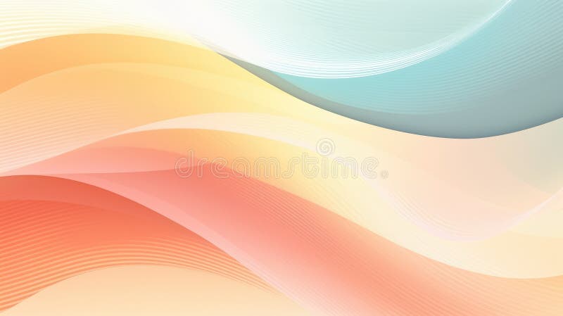 An abstract colorful wave pattern with smooth wavy line. Digital art. AIG35. vector illustration