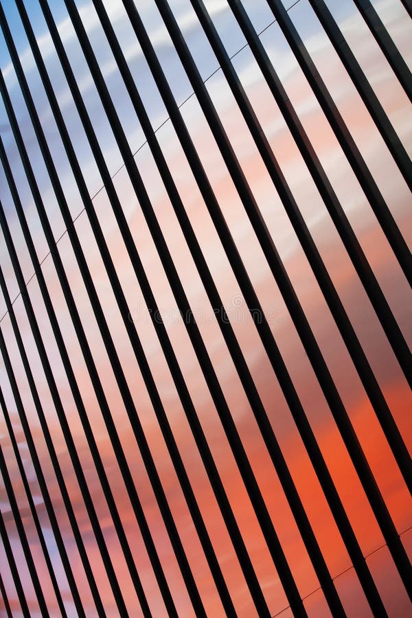 Abstract colourful metal stripes royalty free stock image