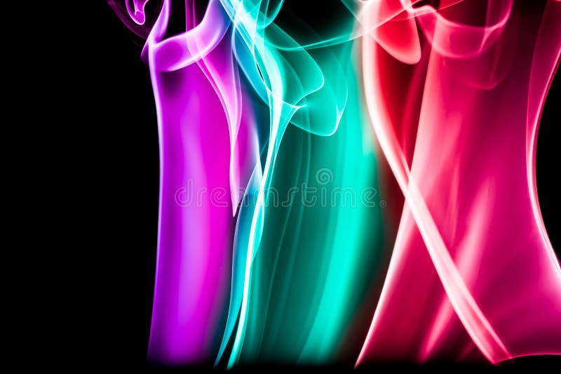 Abstract Colourful Smoke royalty free stock images