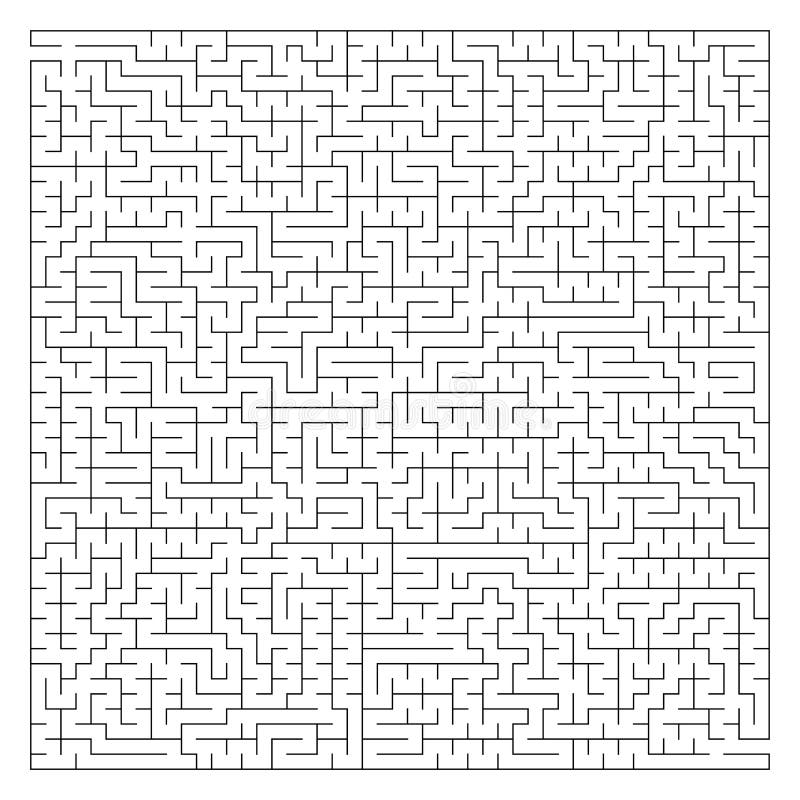 Abstract Complex Labyrint Een Interessant Spel Voor Kinderen En