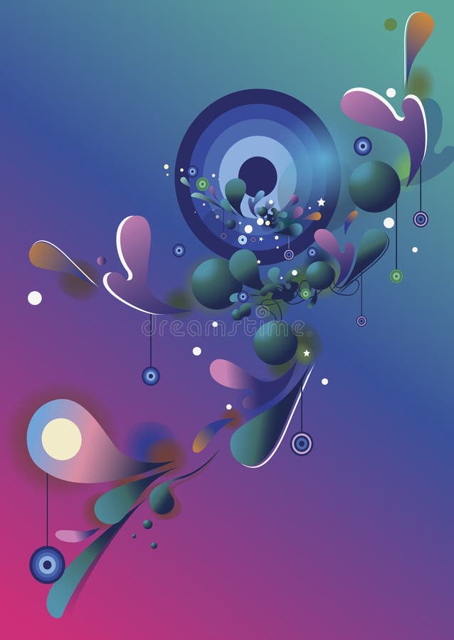 Abstract composition vector illustration
