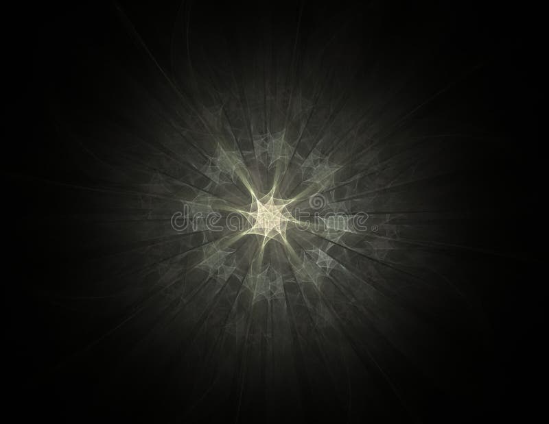 An abstract computer generated modern fractal design on dark background. Abstract fractal color texture. Digital art. Abstract Form & Colors. Abstract fractal element pattern for your design. Soft color triangle spiral with dynamic shape