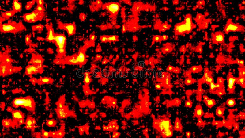 Abstract computer simulation of fire stock illustration