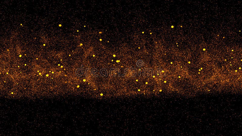 Abstract computer simulation with many particles vector illustration