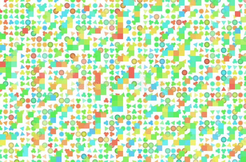 Abstract conceptual pattern shape. Generative, tiled, mosaic & web. vector illustration