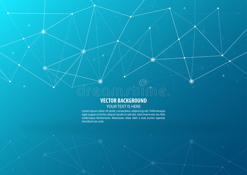 Abstract connecting theme background vector illustration