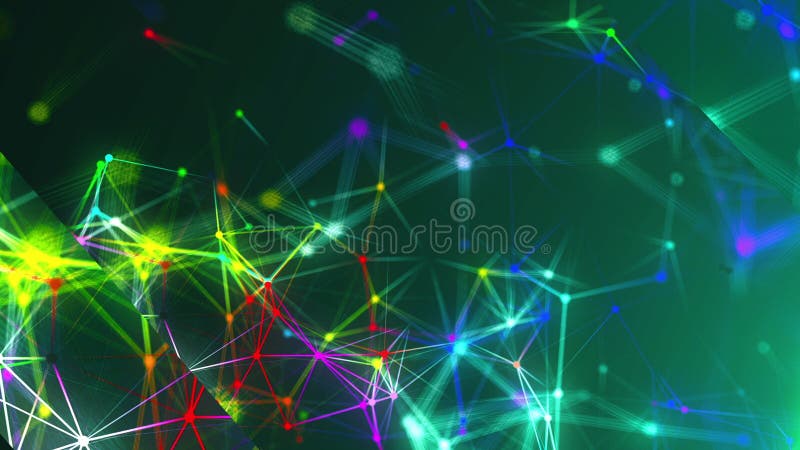 Abstract connection dots. Technology background. Network concept stock illustration