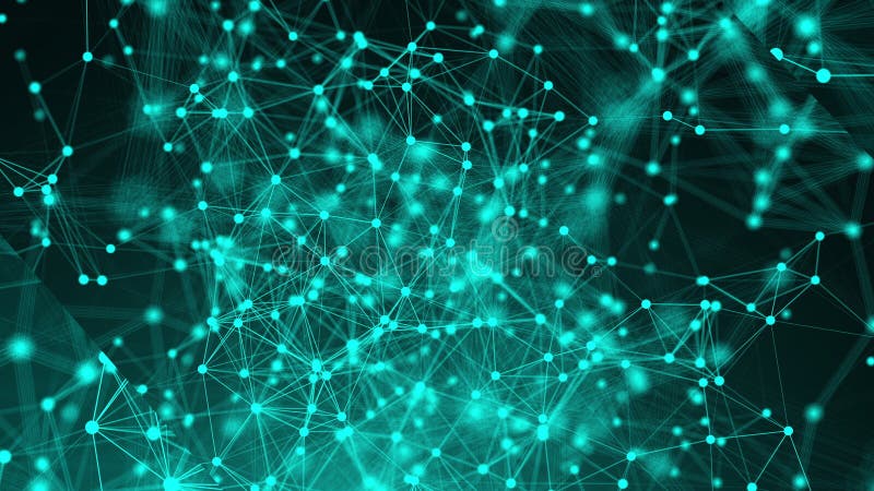 Abstract connection dots. Technology background. Network concept vector illustration