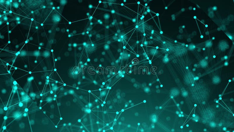 Abstract connection dots. Technology background. Network concept royalty free illustration