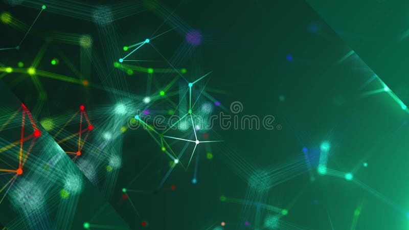 Abstract connection dots. Technology background. Network concept stock illustration