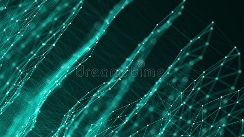Abstract connection dots. Technology background. Network concept stock illustration