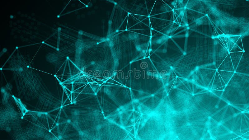 Abstract connection dots. Technology background. Network concept royalty free illustration