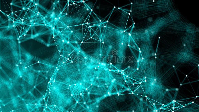 Abstract connection dots. Technology background. Network concept royalty free illustration