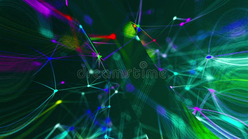 Abstract connection dots. Technology background. Network concept royalty free illustration