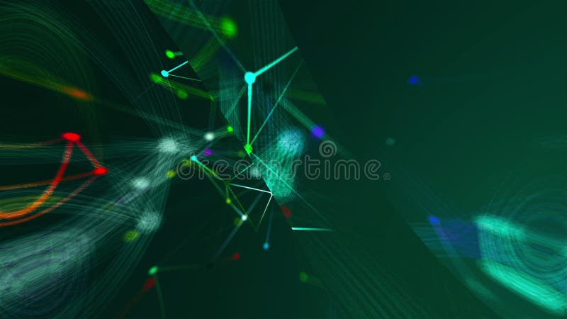 Abstract connection dots. Technology background. Network concept royalty free illustration