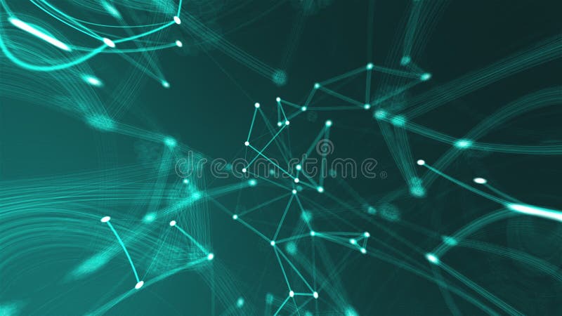 Abstract connection dots. Technology background. Network concept vector illustration