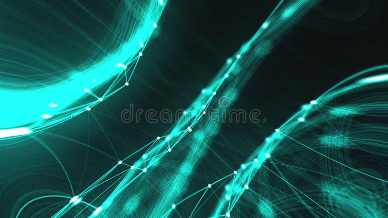 Abstract connection dots. Technology background. Network concept stock illustration
